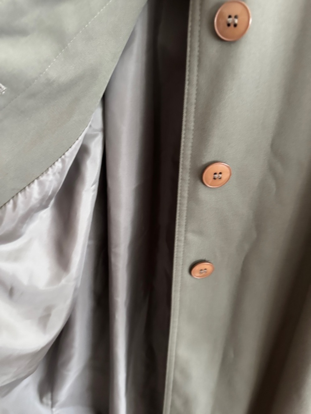 Gallery Olive-Tone Belted Trench Coat - Picture 3 of 7
